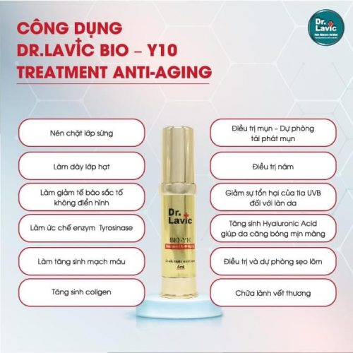 Dr.Lavic BIO – Y10 Treatment Anti – Aging trẻ hoá làn da từ 4-6 tuổi, giúp ca căng bóng và mờ nếp nhăn
