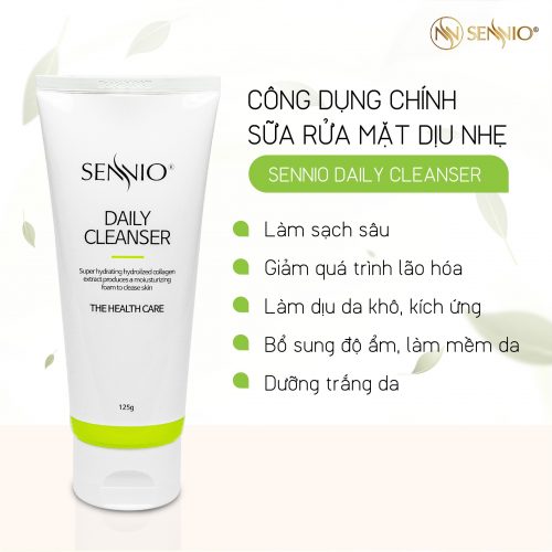 Sữa rửa mặt Sennio – Sennio Daily Cleanser