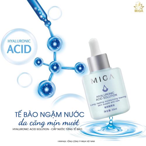 Tinh dầu HA MIGA – MIGA Hyaluronic Acid Solution hỗ trợ trong liệu trình điều trị nám, được các chuyên gia khuyên dùng điều trị cho các làn da đang điều trị xâm lấn, hoặc chuyên sâu